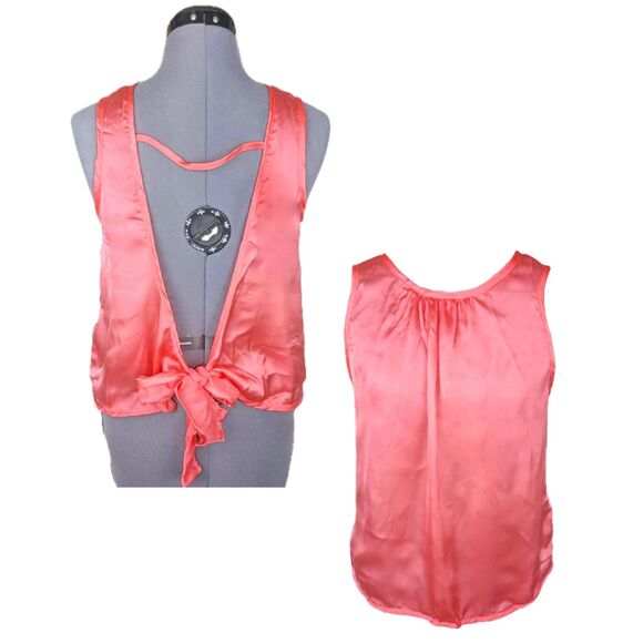 NEW Silky Open Back Sleeveless Top - Picture 1 of 7